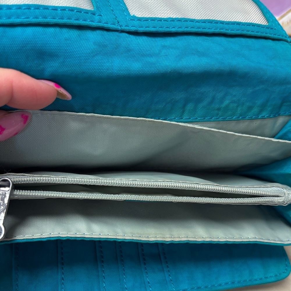 Kipling Turquoise Wallet - Picture 5 of 9